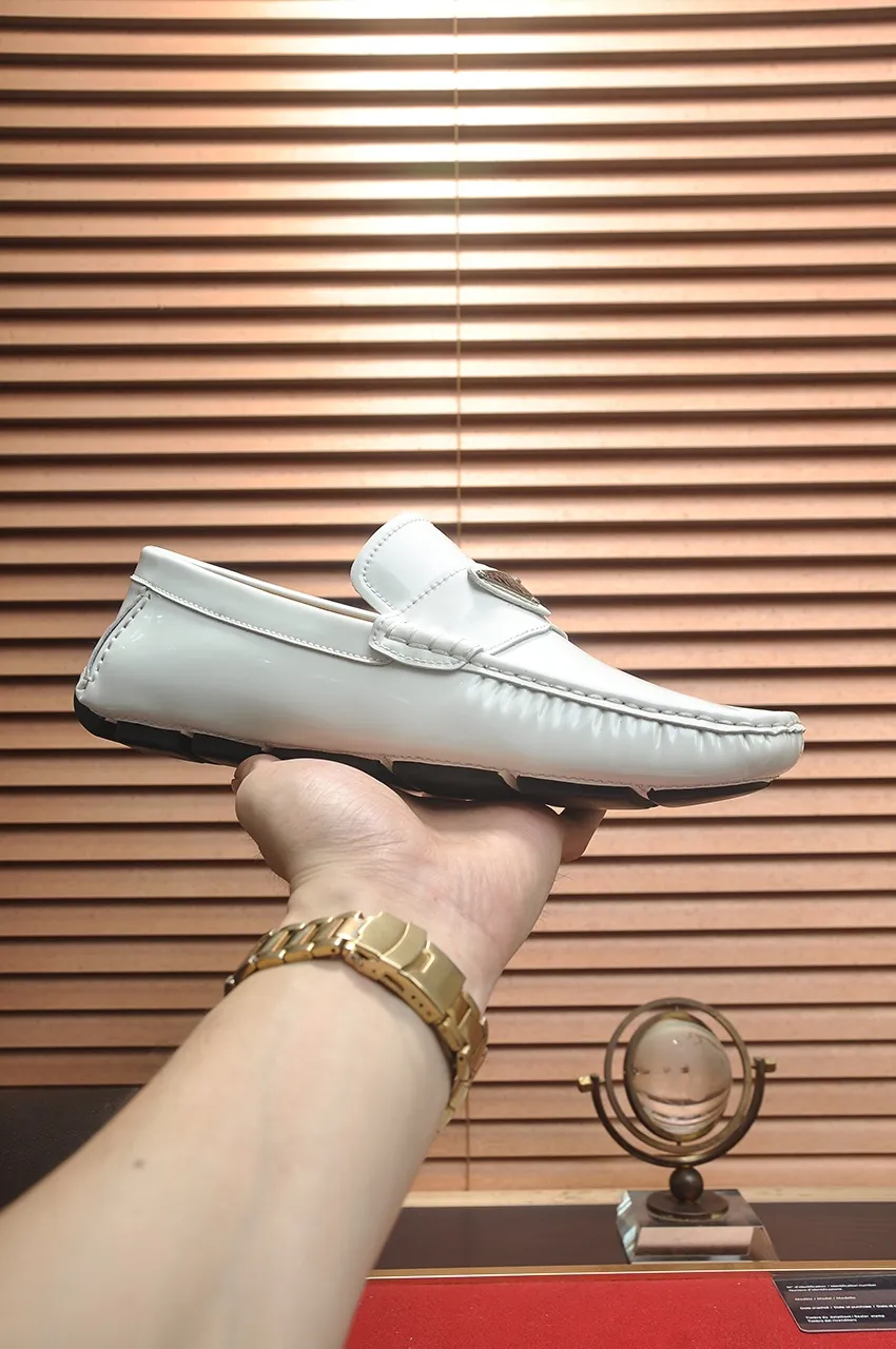Men's Men's Shoes💰420💶【PRADA】 (High-end Niuli) New 🍀PRADA - Prada Doudou Shoes! Made of imported original cowhide, the inner top layer is comfortable cowhide lining! Original wear-resistant rubber outsole! High quality products! Code number 38-45 (45 customized)